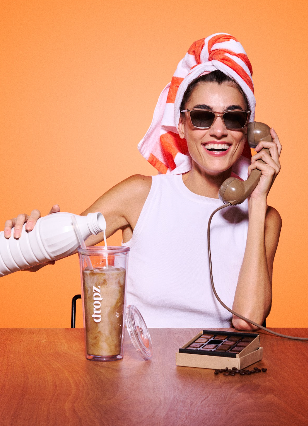 Iced Coffee Cubes Caramel