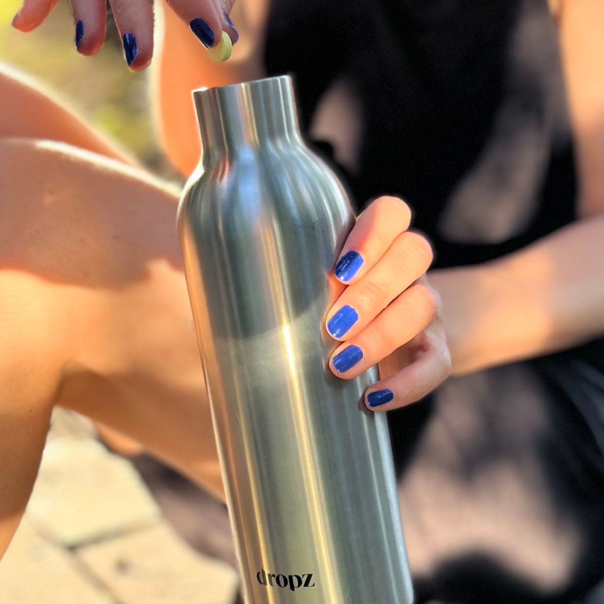 dropz bottle silver - 0.7 L