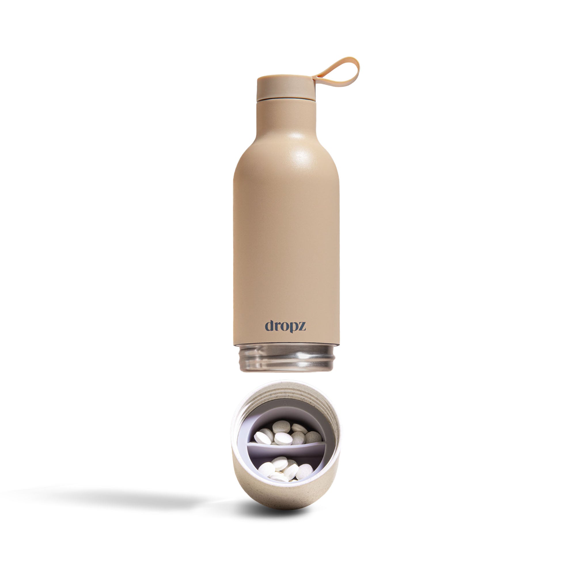 dropz bottle - 0.5 L with storage compartment