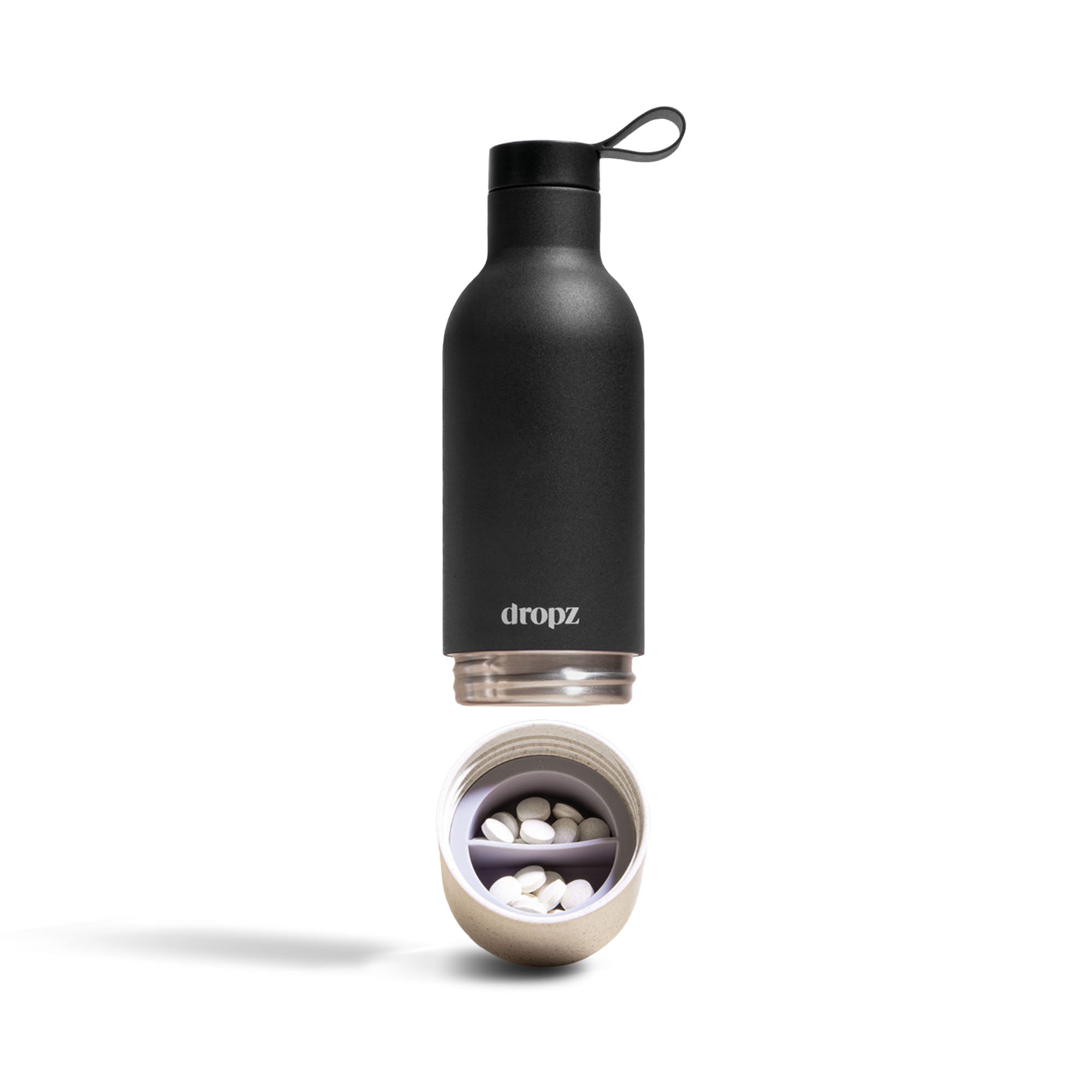dropz bottle - 0.5 L with storage compartment