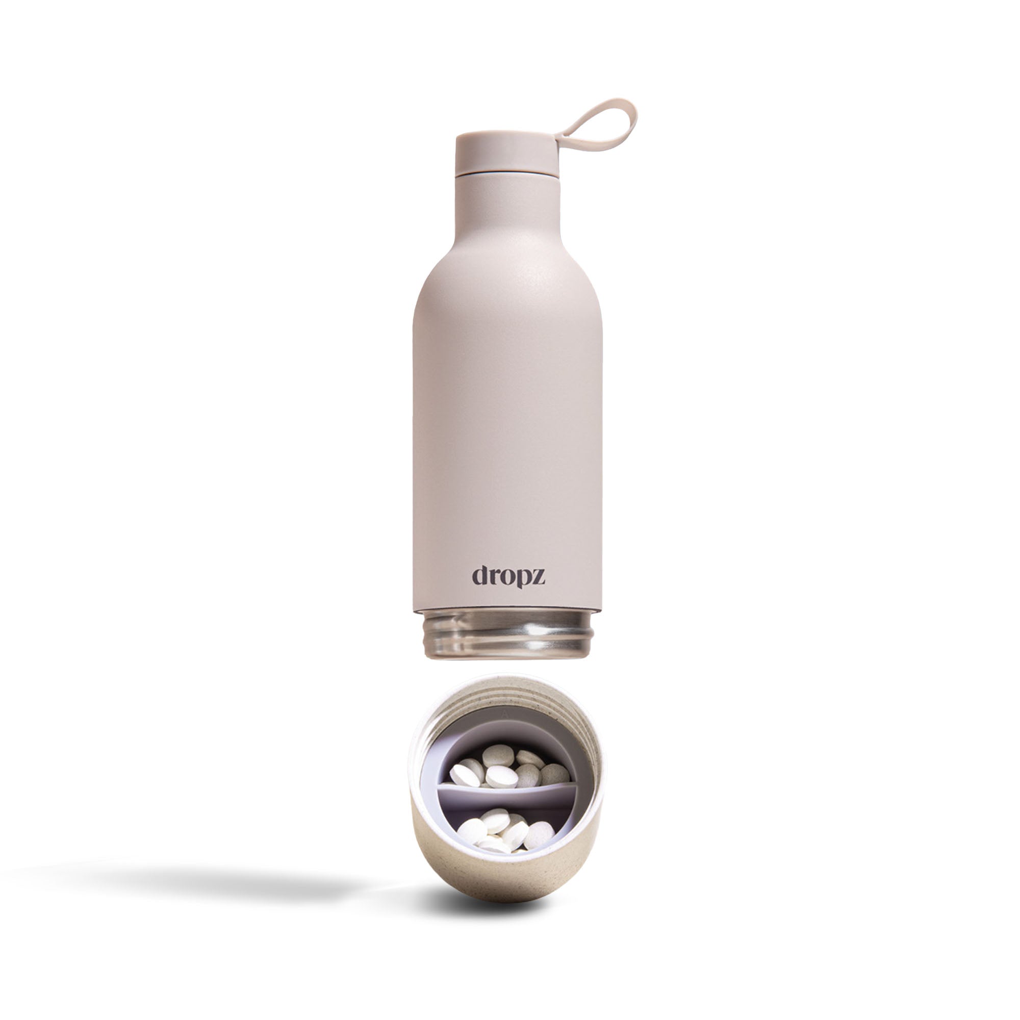 dropz bottle - 0.5 L with storage compartment