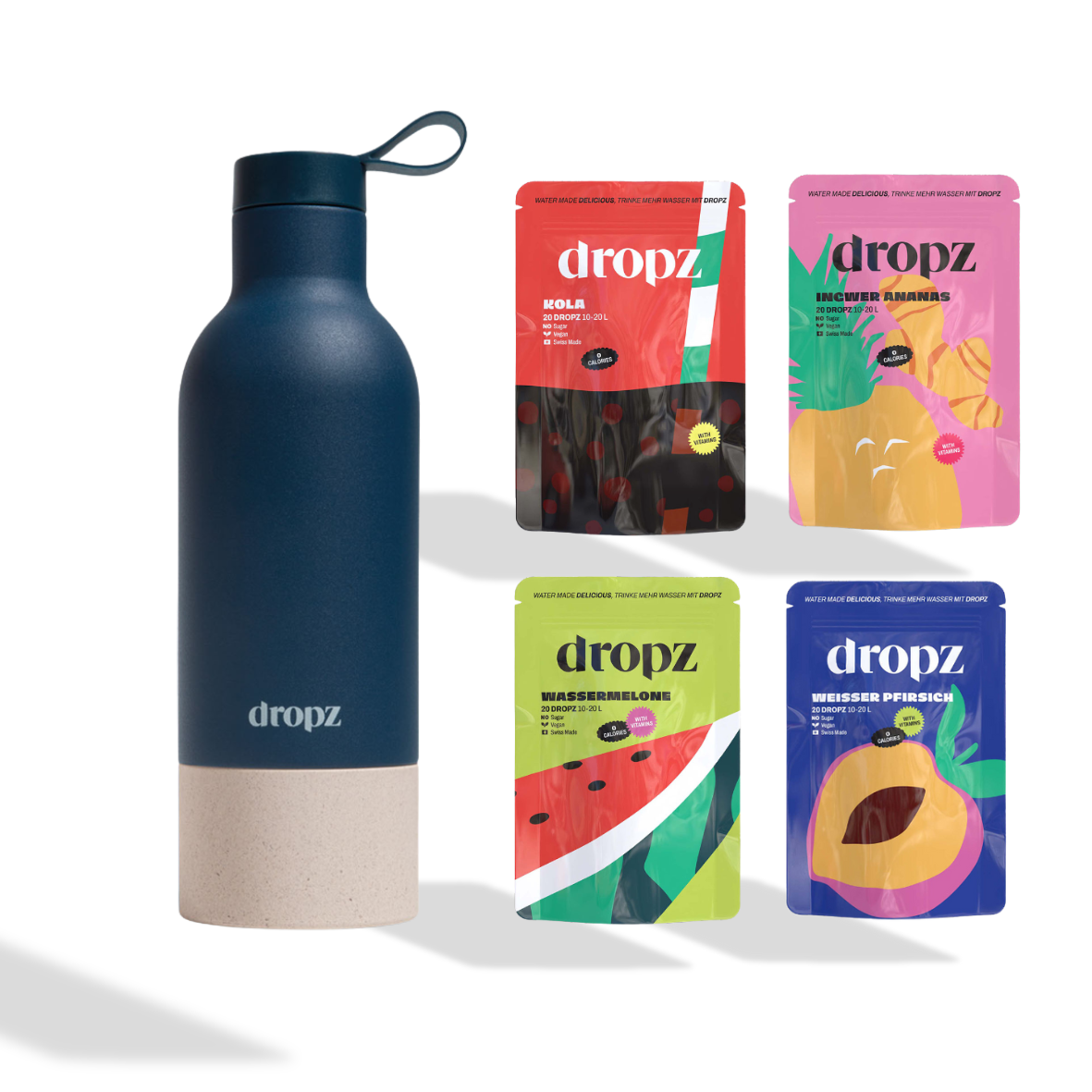 Starter set: bottle + dropz