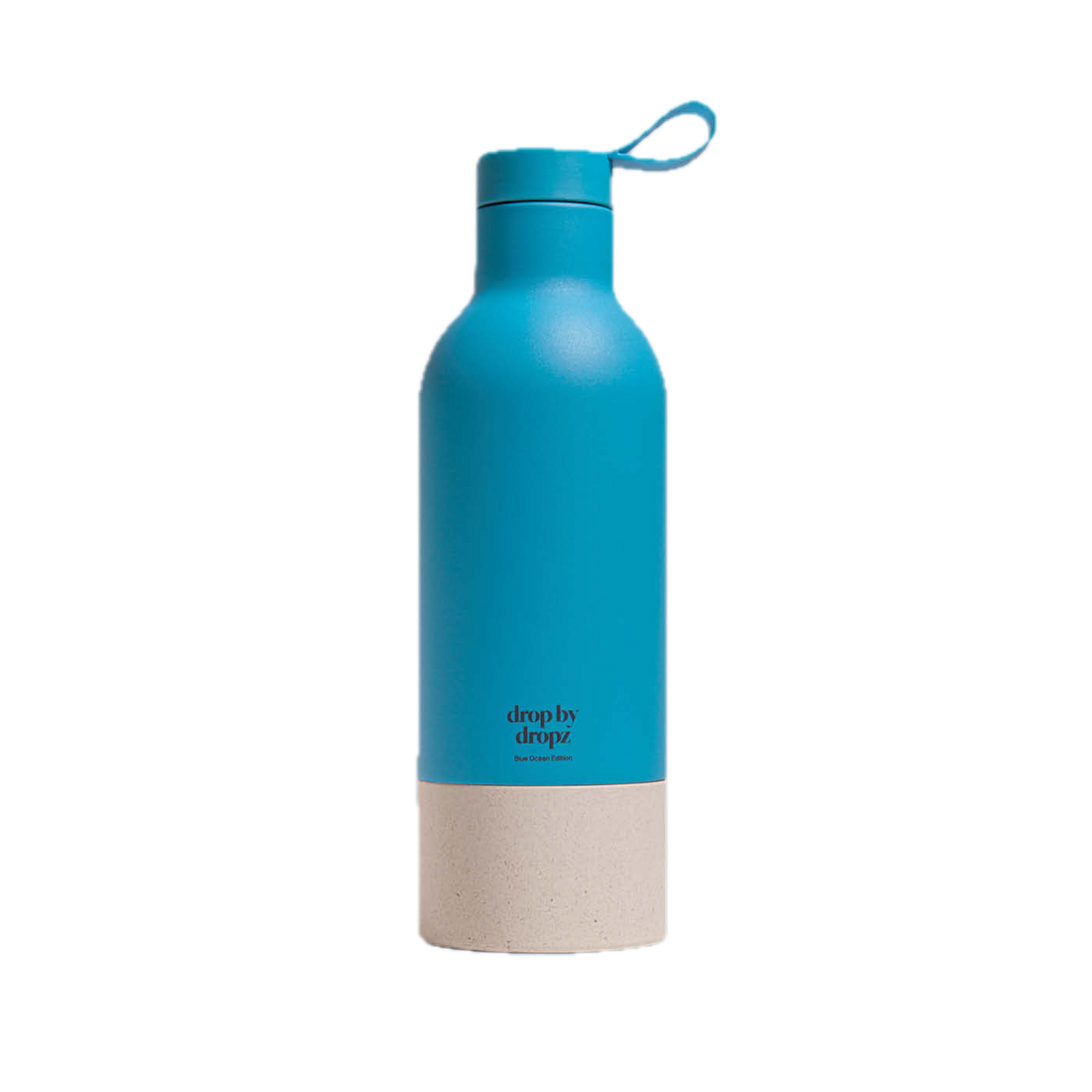 dropz bottle ocean blue edition - 0.5 L with storage compartment