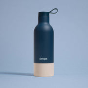 dropz bottle blue - 0.5 L with storage compartment